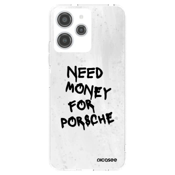 Picasee silikonowe przeźroczyste etui na Xiaomi Redmi 12 4G - White Dollar