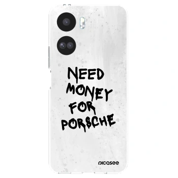 Picasee silikonowe przeźroczyste etui na Honor 90 Lite 5G - White Dollar