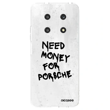 Picasee silikonowe przeźroczyste etui na Honor Magic4 Lite 5G - White Dollar