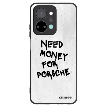 Picasee silikonowe czarne etui na Honor X7a - White Dollar