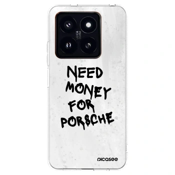 Picasee silikonowe przeźroczyste etui na Xiaomi 14 Pro - White Dollar