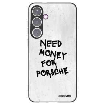 Picasee silikonowe czarne etui na Samsung Galaxy S24+ S926B 5G - White Dollar