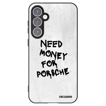 Picasee silikonowe czarne etui na Samsung Galaxy S23 FE S711B - White Dollar