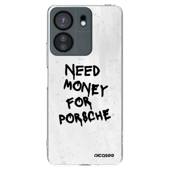 Picasee silikonowe przeźroczyste etui na Xiaomi Redmi 13C 4G - White Dollar