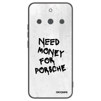 Picasee silikonowe czarne etui na Realme 11 Pro+ - White Dollar