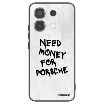 Picasee silikonowe czarne etui na Xiaomi Poco X6 - White Dollar