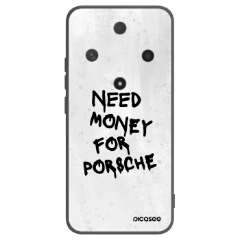 Picasee silikonowe czarne etui na Honor Magic6 Lite 5G - White Dollar