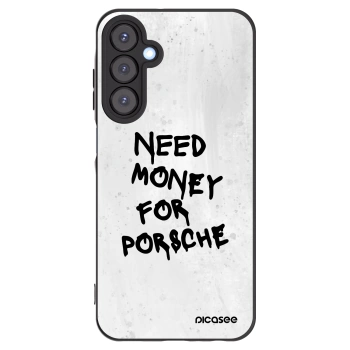 Picasee silikonowe czarne etui na Samsung Galaxy A25 A256B 5G - White Dollar