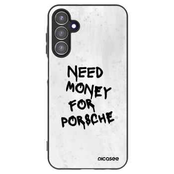 Picasee silikonowe czarne etui na Samsung Galaxy A15 A156B 5G - White Dollar