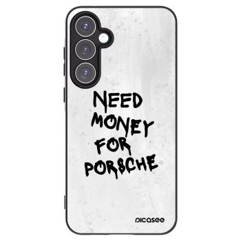 Picasee silikonowe czarne etui na Samsung Galaxy A55 5G A556B - White Dollar