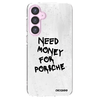 Picasee silikonowe przeźroczyste etui na Samsung Galaxy A55 5G A556B - White Dollar