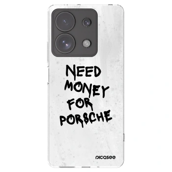 Picasee silikonowe przeźroczyste etui na Xiaomi Redmi Note 13 Pro 4G - White Dollar