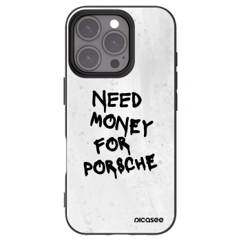 Picasee silikonowe czarne etui na Apple iPhone 16 Pro - White Dollar