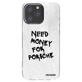 Picasee silikonowe przeźroczyste etui na Apple iPhone 16 Pro Max - White Dollar