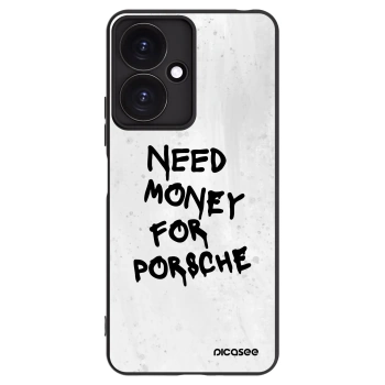 Picasee silikonowe czarne etui na Xiaomi Redmi 13C 5G - White Dollar