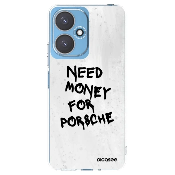 Picasee silikonowe przeźroczyste etui na Xiaomi Redmi 13C 5G - White Dollar