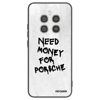 Picasee silikonowe czarne etui na Realme 12 Pro 5G - White Dollar