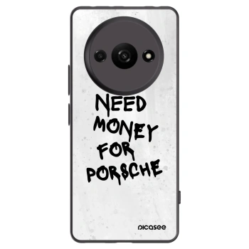 Picasee silikonowe czarne etui na Xiaomi Redmi A3 - White Dollar