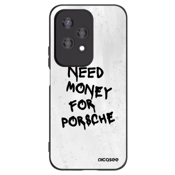 Picasee silikonowe czarne etui na Honor 200 Lite - White Dollar