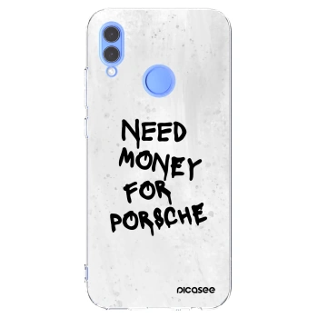 Picasee silikonowe przeźroczyste etui na Huawei P Smart 2019 - White Dollar