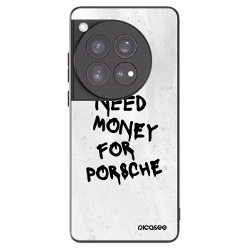 Picasee silikonowe czarne etui na OnePlus 12 5G - White Dollar