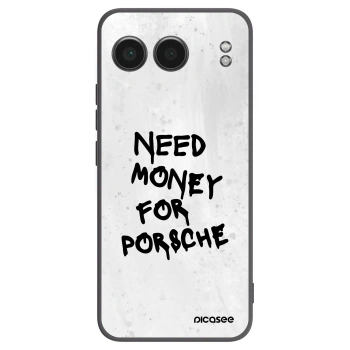 Picasee silikonowe czarne etui na OnePlus Nord 4 - White Dollar