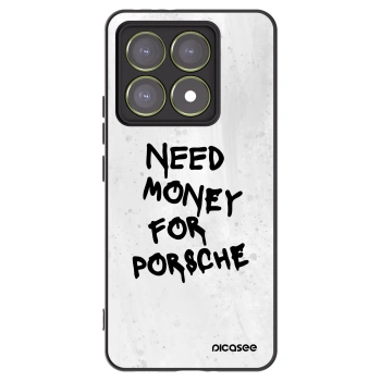 Picasee silikonowe czarne etui na Xiaomi 14T - White Dollar