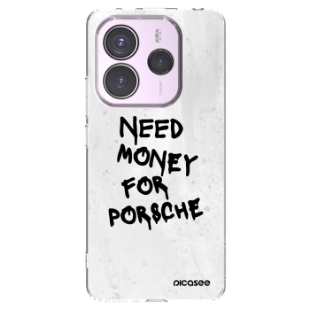 Picasee silikonowe przeźroczyste etui na Xiaomi Redmi Note 14 5G - White Dollar