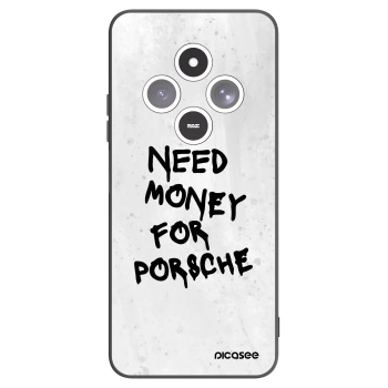 Picasee silikonowe czarne etui na Xiaomi Redmi 14C - White Dollar