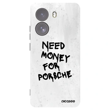 Picasee silikonowe czarne etui na Xiaomi Poco X7 - White Dollar