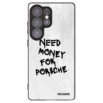 Picasee silikonowe czarne etui na Samsung Galaxy S25 Ultra 5G - White Dollar