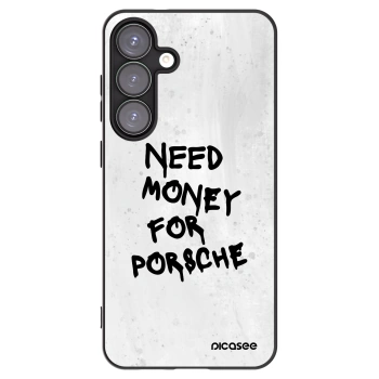 Picasee silikonowe czarne etui na Samsung Galaxy S25+ 5G - White Dollar