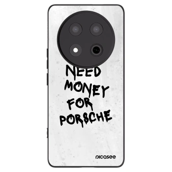 Picasee silikonowe czarne etui na Honor Magic7 Lite 5G - White Dollar