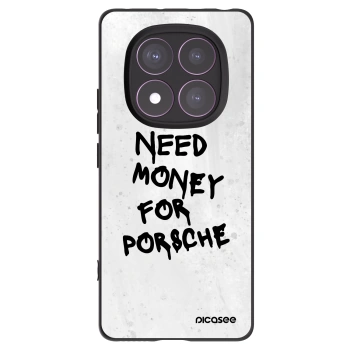 Picasee silikonowe czarne etui na Xiaomi Redmi Note 14 Pro 4G - White Dollar