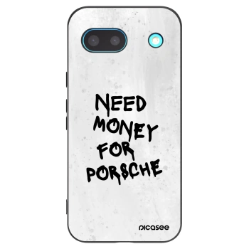 Picasee silikonowe czarne etui na Google Pixel 8a - White Dollar