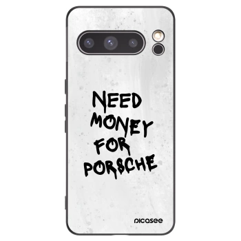 Picasee silikonowe czarne etui na Google Pixel 8 Pro - White Dollar