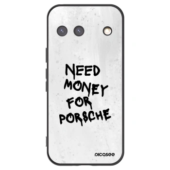 Picasee silikonowe czarne etui na Google Pixel 9 - White Dollar