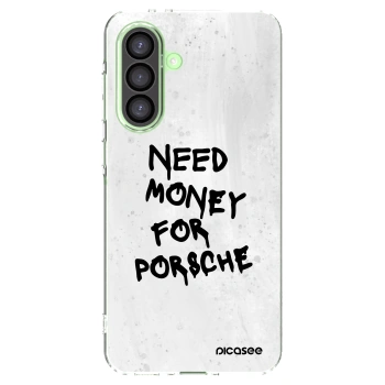 Picasee silikonowe przeźroczyste etui na Samsung Galaxy A26 5G A266B - White Dollar