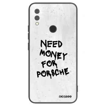 Picasee silikonowe czarne etui na Xiaomi Redmi Note 7 - White Dollar