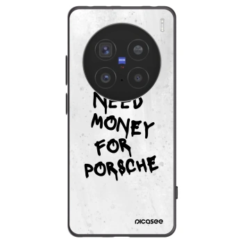 Picasee silikonowe czarne etui na Vivo X200 Pro - White Dollar