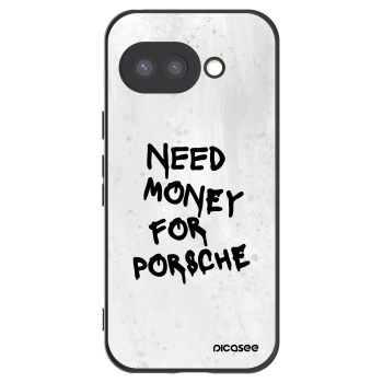 Picasee silikonowe czarne etui na Google Pixel 9a - White Dollar