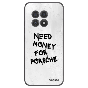 Picasee silikonowe czarne etui na OnePlus 13R 5G - White Dollar