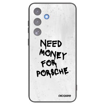Picasee silikonowe czarne etui na Samsung Galaxy S25 FE 5G - White Dollar