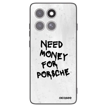 Picasee silikonowe czarne etui na Motorola Edge 60 Fusion - White Dollar