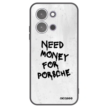 Picasee silikonowe czarne etui na Xiaomi Redmi 15C 5G - White Dollar