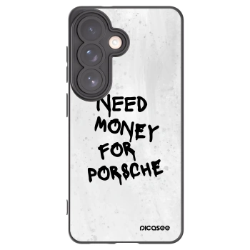 Picasee silikonowe czarne etui na Samsung Galaxy S26 - White Dollar