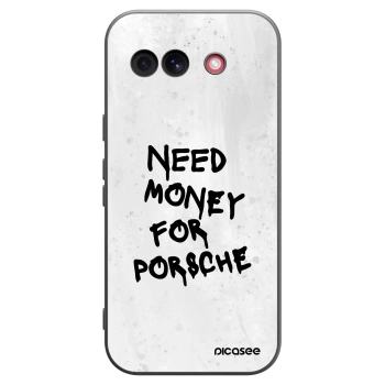 Picasee silikonowe czarne etui na Google Pixel 10a - White Dollar