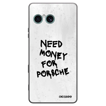 Picasee silikonowe czarne etui na Sony Xperia 10 VII - White Dollar