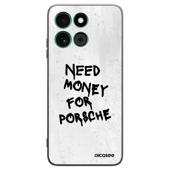Picasee silikonowe czarne etui na Motorola Moto G57 Power - White Dollar