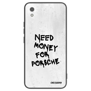 Picasee silikonowe czarne etui na Xiaomi Redmi 7A - White Dollar